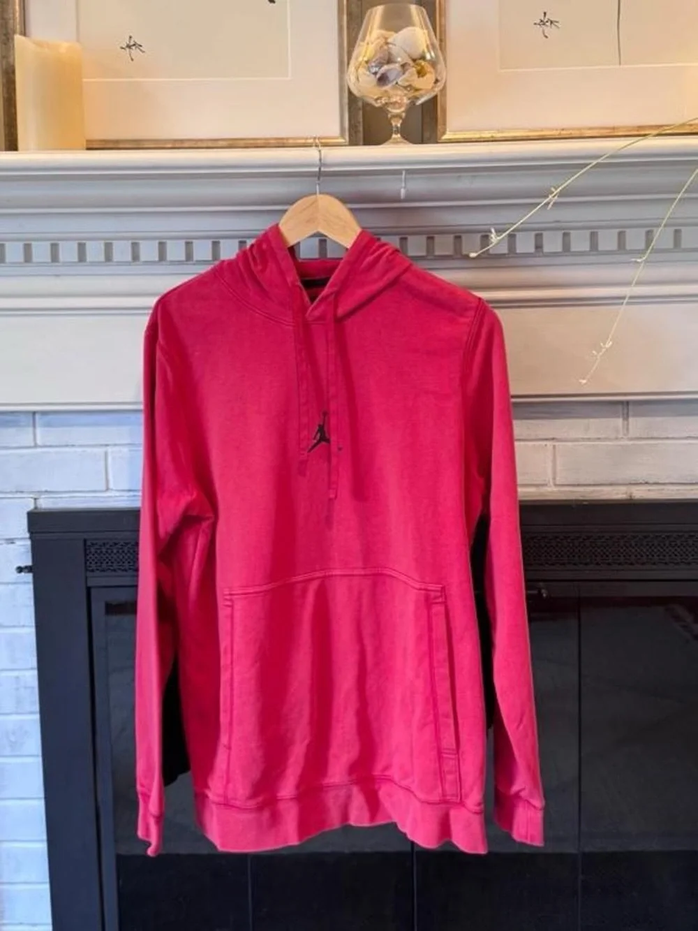Jordan Dri-FIT Air Fleece Gym Red Pullover Hoodie Men’s Medium
